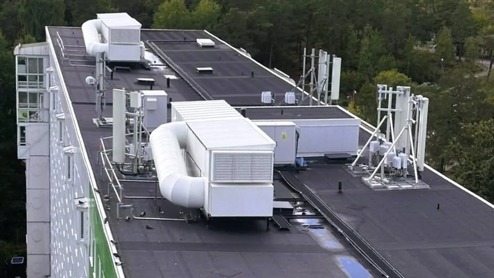 Ventilationsprojekt på tak
